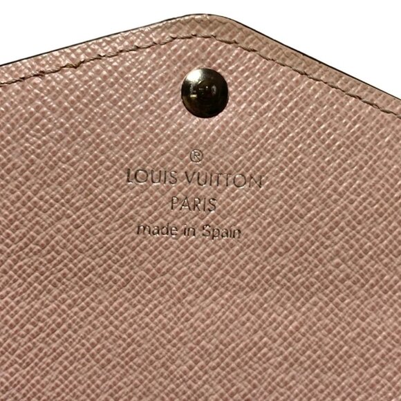 Auth LOUIS VUITTON Portefeuille Sara M61216 Rose Ballerine Epi - CA0186 - Picture 4 of 7